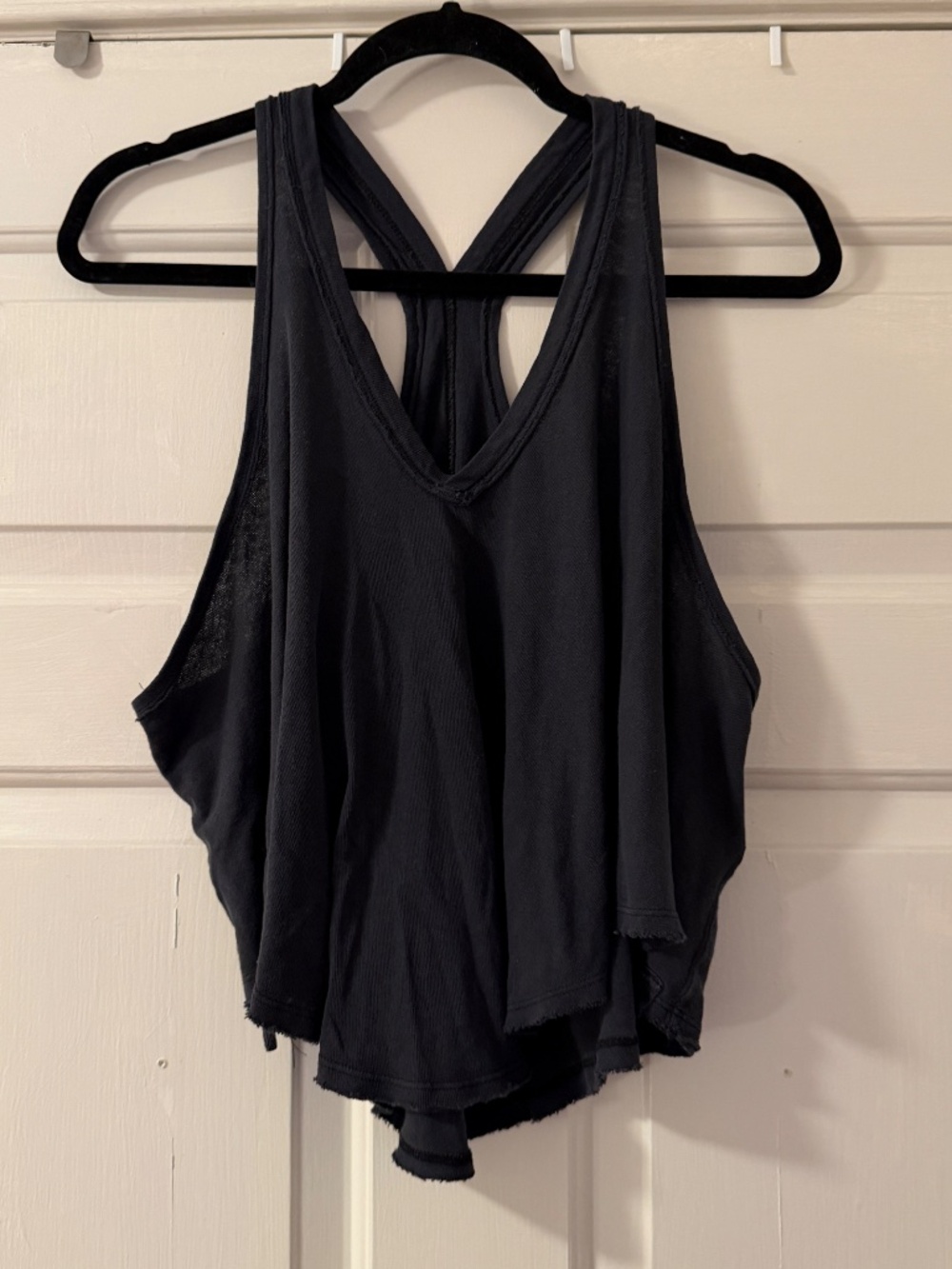 Free People We The Free Karri Swing Tank Top Charcoal Gray Women's Extra Small - Picture 6 of 6